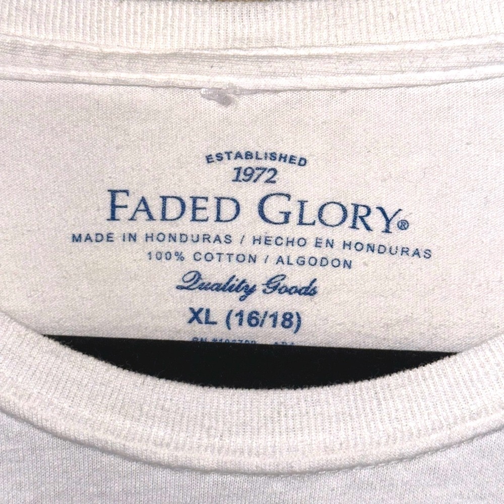 100% Cotton USA White Patriotic Unisex T-Shirt Size XL (16/18) - Picture 8 of 10